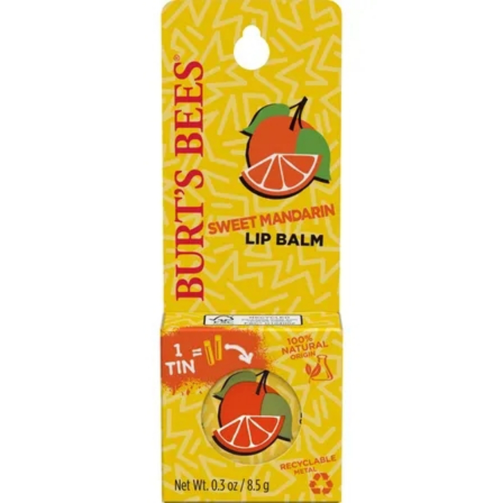 Burt's Bees Sweet Mandarin Lip Balm Tin